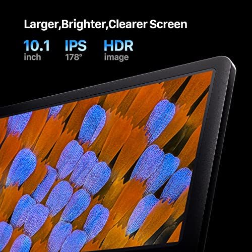 TOMLOV DM602 Pro 10.1" HDMI Digital Microscope 2000x, Pro Boom Arm Stand, LCD Soldering Microscope with 3 Lens, Adults Scope for Electronics Repair, Coin Magnifier Ring Light, PC Compatible, 64G