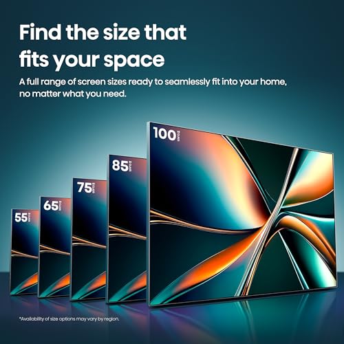 Hisense 65" Class U6 Series Best Value Mini-LED 4K UHD Smart Fire TV (65U65QF, 2025 Model) - QLED, Native 144Hz, HDR10+, Dolby Vision IQ, Dolby Atmos, Built-in Subwoofer, Game Mode Pro, Alexa Built In