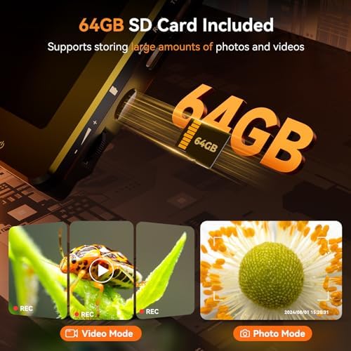 Elikliv EDM9 Max Digital Microscope: 20MP 10.1" 1500X HD IPS HDMI Coin Microscope Magnifier for Error Coins with Screen & Light, LCD Soldering Microscopes for Adults, PC/TV View, 64GB