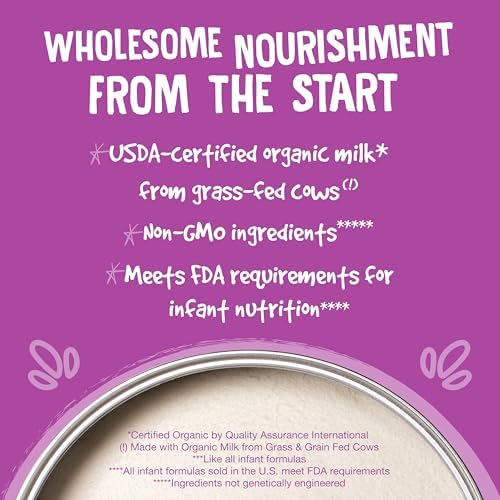 Earth's Best Organic Sensitivity Infant Formula for Babies 0-12 Months, Reduced Lactose Powder Formula with Iron, Omega-3 DHA, and Omega-6 ARA, 32 Ounce Value Container