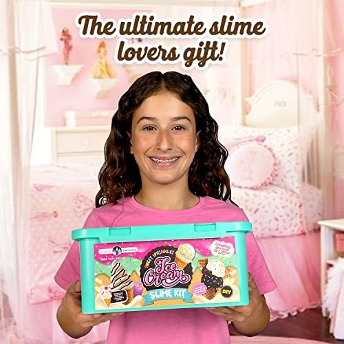 Original Stationery Sweet Sprinkles Ice Cream Slime Kit for Girls – DIY Craft Set for Sundae, Donut & Cupcake Ice Cream Play, Ages 8-12