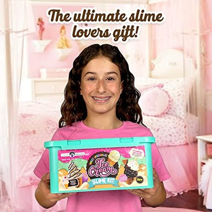 Original Stationery Sweet Sprinkles Ice Cream Slime Kit for Girls – DIY Craft Set for Sundae, Donut & Cupcake Ice Cream Play, Ages 8-12
