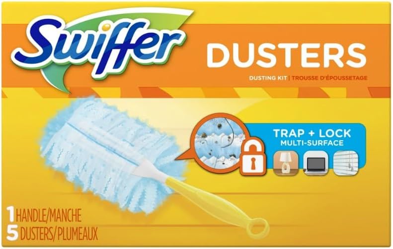 Swiffer Dusters Refill for Cleaning (1 Handle + 5 Refills)