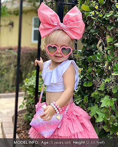 mibasies Purse for Little Girls Dress Up Jewelry Pretend Play Kids Accessories Mermaid Gifts