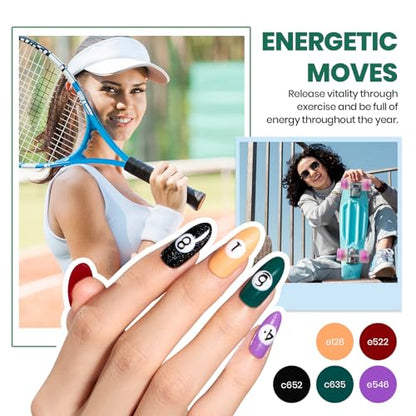 Beetles Gel Nail Polish Kit with Uv Light, 37Pcs 25 Colors Pastel Gel Polish Starter Kit, Green Pink Red Blue Purple Nail Polish for Beginners with Everything Manicure Tools Gift for Women