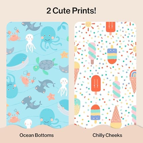 The Honest Company Clean Conscious Diapers for Delicate Skin | Up to 100% Leakproof | Hypoallergenic, Fragrance Free | Summer '25 Limited Edition Prints | Club Box, Size 3 (16-28 lbs), 62 Count