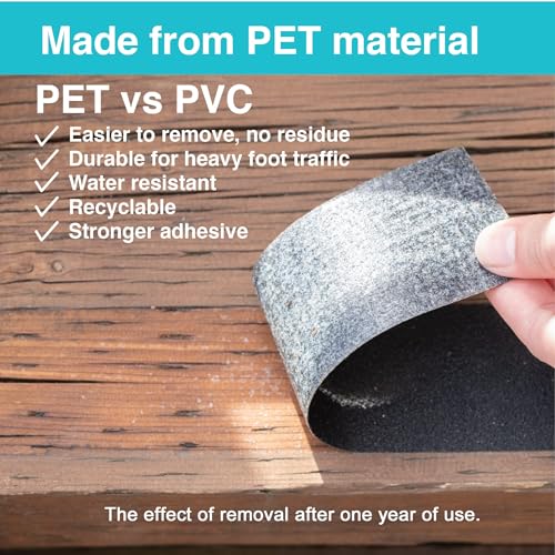 Anti Slip Traction Tape, 18 Inch x 20 Foot - Best Grip, Friction, Abrasive Adhesive for Stairs, Tread Step, Indoor, Outdoor (Tape, 18" X 20')