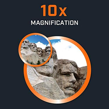 Bushnell PowerView 2 Binoculars, High-Definition Binoculars with Multi-Coated Lenses, Durable Aluminum Alloy Chassis, Wide Field of View, Ideal for Wildlife Observation, Hiking and Sporting Events