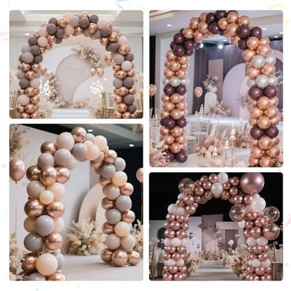 Balloon Arch Kit Stand Foldable storage, 9FT Height & 10FT Width Adjustable Balloon Arch Frame, for Weddings, Baby Showers, Birthdays, Graduation, Backdrop for Parties