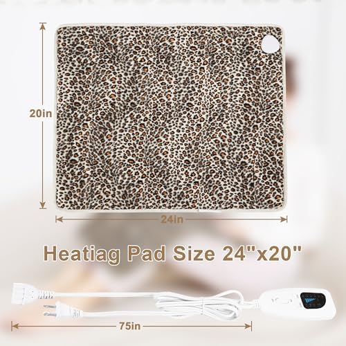 Heating Pad,Electric Heating Pads for Back,Hot Heated Pad for Abdomen,Shoulder,Knee,Multiple Temp and Auto Shut Off