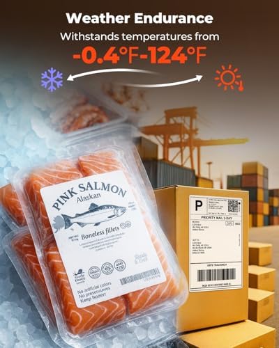 MUNBYN 4"x6" Direct Thermal Shipping Labels, Durable Waterproof, Oil-Proof, Scratch-Proof, Alcohol-Resistant, Tear-Resistant Label Paper for Thermal Printers, Packages, 380 Sheets/Fanfold