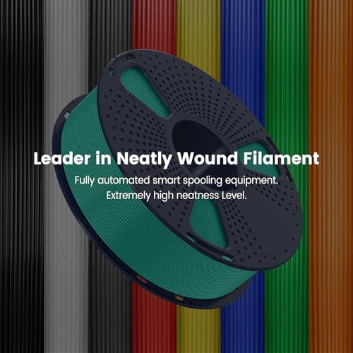 SUNLU PLA 3D Printer Filament PLA Filament 1.75mm, Neatly Wound 3D Printing Filament, Dimensional Accuracy +/- 0.02 mm, Fit Most FDM 3D Printer, 1kg Spool (2.2lbs), Good for Lithophane, White