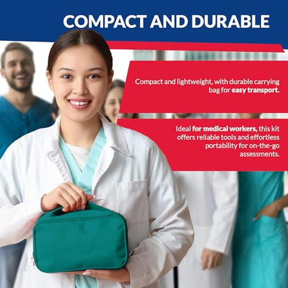 Dixie EMS Blood Pressure and Sprague Stethoscope Kit - Teal