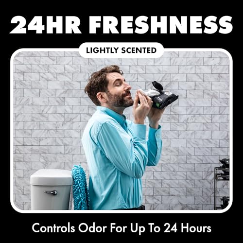 DUDE Wipes - Flushable Wipes for Adults - 6 Pack, 288 Count - Odor Destroyer XL - Deodorizing with Clean Scent - Up to 24 Hours of Odor-Destroying Technology