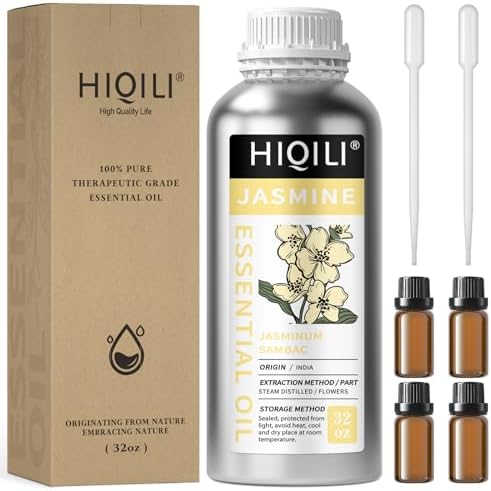 HIQILI 32 Fl Oz Jasmine Essential Oil - 1000ML