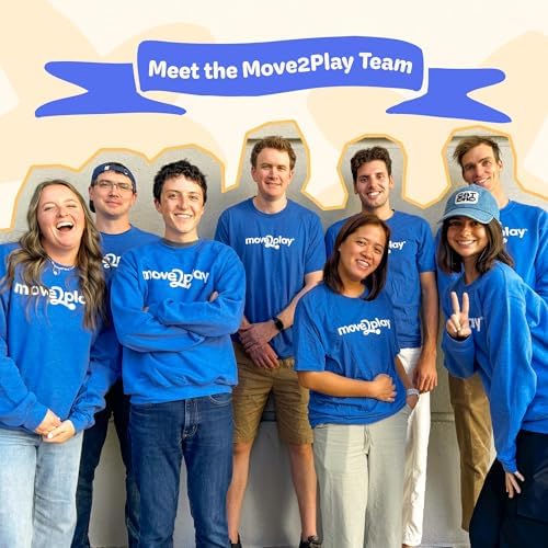 Move2Play, Hilariously Interactive Baby Ball with Music & Sound Effects | 1st Birthday Gift | Toddler Toy for Boys & Girls | Indoor/Outdoor | Age 6, 9, 12+ month | 1, 2, Year's Old