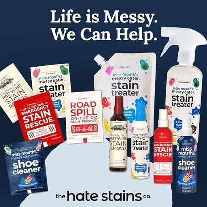 Miss Mouth's Messy Eater Stain Treater Spray - 4oz 2 Pack Stain Remover - Newborn & Baby Essentials - No Dry Cleaning Food, Grease, Coffee Off Laundry, Underwear, Fabric
