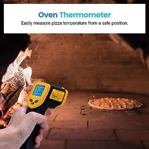 Etekcity Infrared Thermometer Temperature Gun 774 & Food Scale, Digital Kitchen Scale, 304 Stainless Steel, Weight in Grams and Ounces for Baking, Cooking, and Meal Prep, LCD Display, Medium