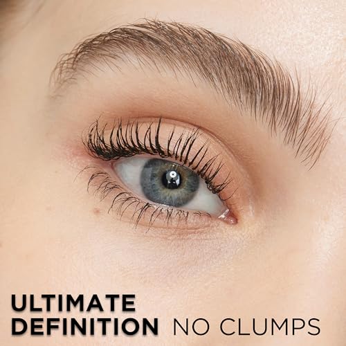 L'Oreal Paris Makeup Telescopic Original Lengthening, Lash Separating Mascara with Dual Precision Brush, Washable, Blackest Black, 0.27 Fl Oz., 2 Count