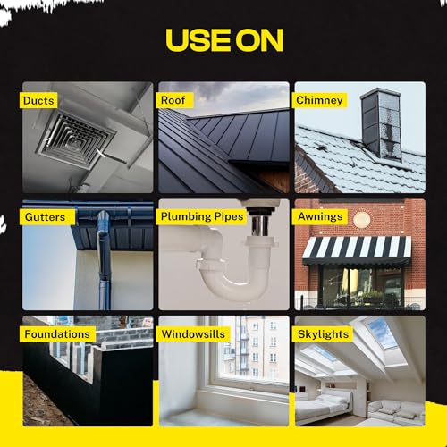 Sealant Spray 2Pk, Waterproof and Air Tight Liquid Rubber Spray Seals, Prevents and Patches Leaks, Protects Surfaces, Works on Most Materials, Long Lasting, Dries Clear - 2 Cans (28 Oz)