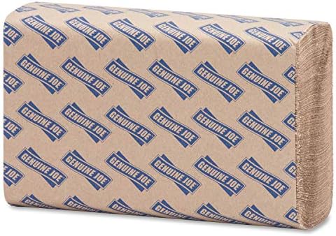 Genuine Joe GJO21040 Multifold Natural Towels (16 Packs, 250 per pack)