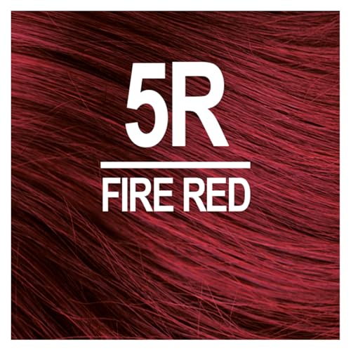 Naturtint 5R Fire Red Permanent Hair Color (Pack of 6), Ammonia Free, Vegan, Cruelty Free, up to 100% Gray Coverage, Long Lasting Results (Packaging may vary)