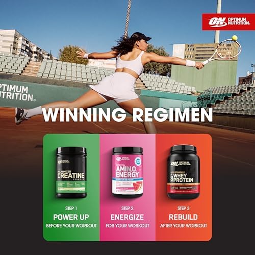 Optimum Nutrition Micronized Creatine Monohydrate Powder, Unflavored, 240 Servings, 1200 Grams (Packaging May Vary)