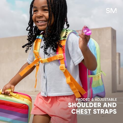 Simple Modern Medium Toddler Backpack for School Girls and Boys | Kindergarten Elementary Kids Backpack | Fletcher Collection | Kids - 15" tall | Wheels Up