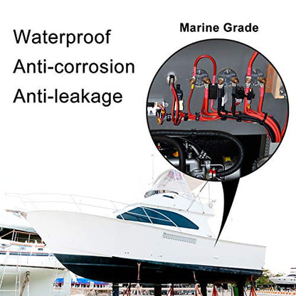 XHF 3/16" 3:1 Waterproof 55Ft Clear Heat Shrink Tubing Marine Grade Wire Cable Adhesive Lined Tube Insulation Seal Against Moisture Corrosion and Air Leakage Clear