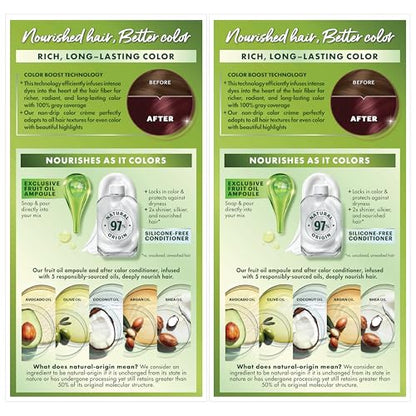 Garnier Hair Color Nutrisse Nourishing Creme, 56 Rich Auburn (Sangria) Permanent Hair Dye, 2 Count (Packaging May Vary)