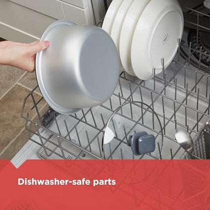 BLACK+DECKER 16-Cup Rice Cooker, 8-Cup Uncooked Rice, Steaming Basket, Removable Non-Stick Bowl, One Touch, Keep Warm