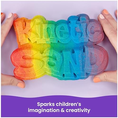 Kinetic Sand, 6lbs Mega Mixin’ Bag with Red, Yellow & Blue Play Sand, Sensory Toys for Kids & Classroom, Back to School Teacher Must Haves (Packaging May Vary)