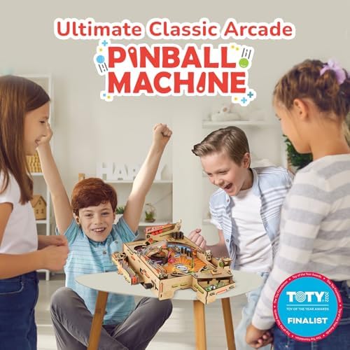 Smartivity DIY Pinball Machine Toy for Ages 8-99 Year Old | Award Winning Arcade Game for Boys & Girls | Birthday Gift Ideas for Kids & Adults | STEM Toys I Fun Family & Party Game