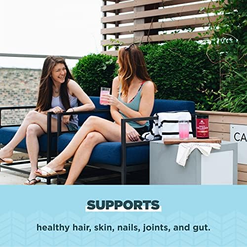 Ancient Nutrition Hydrolyzed Collagen Peptides Powder with Probiotics, Strawberry Lemonade Multi Collagen Protein for Women and Men with Vitamin C, 45 Servings, Supports Skin and Nails, Gut Health, 18