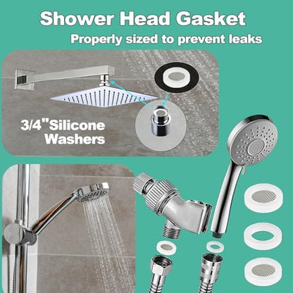 32 Size 705 Pcs Plumbing Washers and O-Ring Kit 2-in-1 Rubber Gasket Assortment Kit for Faucet Spigot Garden Hose Pressure Washer Plumbing Repair