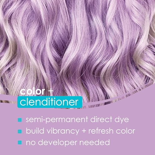 Keracolor Color + Clenditioner 3-in-1 Color-Depositing Conditioner, Gently Cleanses & Conditions, Semi-Permanent Hair Color, 23 Shades, 12 Fl Oz