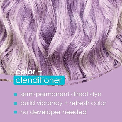 Keracolor Color + Clenditioner 3-in-1 Color-Depositing Conditioner, Gently Cleanses & Conditions, Semi-Permanent Hair Color, 23 Shades, 12 Fl Oz