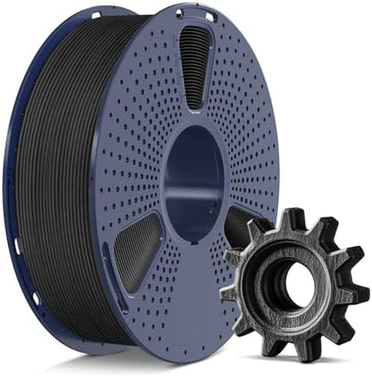 SUNLU Carbon Fiber Filament, PETG-CF 3D Printer Filament 1.75mm, Excellent Mechanical Properties, High Impact Strength, Heat-Resistant, Fit Most FDM Printers, PETG CF 1KG Spool. (Matte Black)