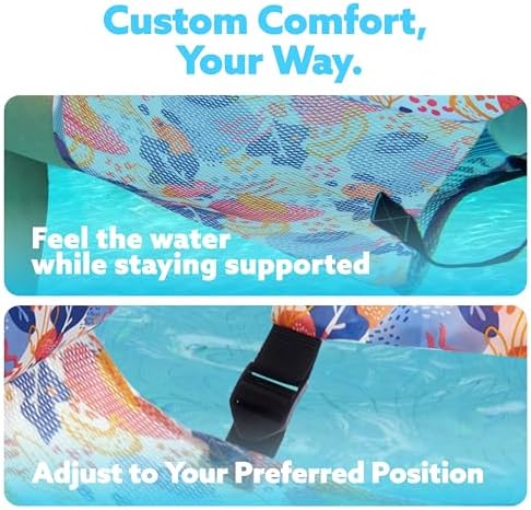 SLOOSH Inflatable Pool Floats Adult,2 Packs Floating Lounge Chairs,Blow up Pool Noodles for Adult Heavy Duty,Floating Chair for Party Summer Water Beach Lake Fun