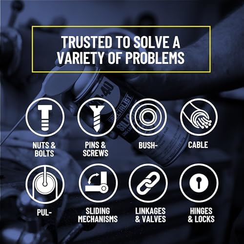 WD-40 Specialist Silicone Lubricant with Smart Straw Sprays 2 Ways, Twin-Pack, 11 OZ