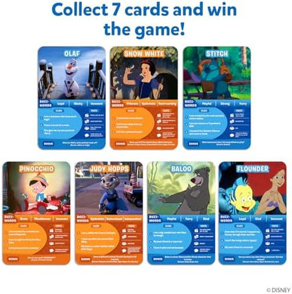 Skillmatics Guess in 10 Disney, Card Game for Girls, Boys, Kids, Teens, Adults, Who Love Cinderella, Mickey Mouse, Moana, Gifts for Ages 6, 7, 8, 9 and Up