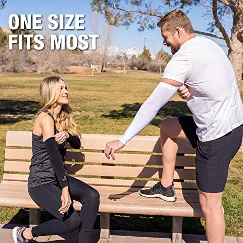 SportsTrail Cooling Arm Sleeves for Men & Women – Breathable, UV Sun Protection, Sports Arm Sleeves for Women, Men & Youth