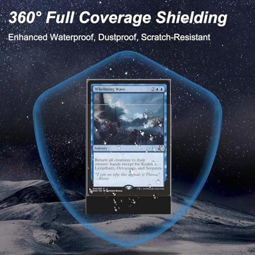 1000 Pack Card Sleeves, 500 Matte Trading Card Sleeve and 500 Inner Sleeves Ideal for Double-Sleeving, Fit for MTG, TCG and Game Cards (5 Colors)