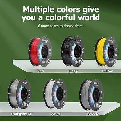 Official CREALITY PETG 3D Printer Filament 1.75mm 1KG (2.2lbs), High Precision Strong Toughness, Odorless Better Flow Moistureproof 3D Printing Ender Filament (Blue)