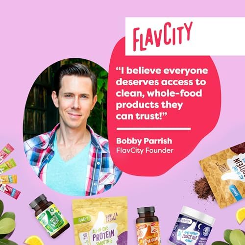 FlavCity Grass Fed Whey Protein Powder - Vanilla Latte - 25g Protein, 10g Collagen & 60mg of Caffeine - Made with Real Vanilla Bean & Organic Coconut - Gluten Free & No Added Sugars (20 Servings)