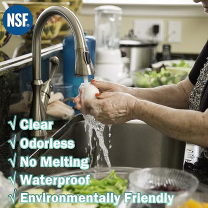 KEZE Pool Lube for O Ring Food Grade Waterproof Silicone Faucet Grease for Pool Filter Plumbing Plastic Parts Gasket Valve Rubber Seals Paste with Brush Top Can 8 OZ