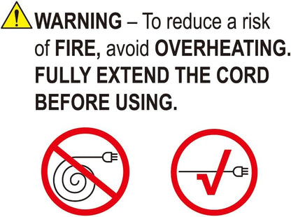 Amazon Basics 50 foot 3-Prong Vinyl Indoor/Outdoor Extension Cord - 13 Amps, 1625 Watts, 125 VAC, Orange