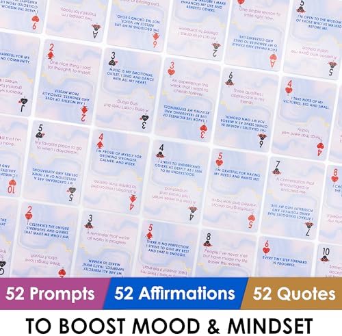 Mind Brain Emotion 52 Essential Gratitude Attitude: Journal & Conversation Cards to Boost Mood & Mindset - Empowering Prompts, Self-Help Affirmations, and Insightful Quotes - for Kids & Adults