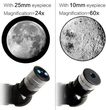 Gskyer Telescope 600x90mm AZ Astronomical Refractor Telescope for Adults Astronomy, German Technology Scope