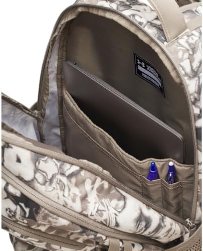 Under Armour Hustle 6.0 Backpack, Taupe Dusk/Taupe Dusk/Summit White, One Size